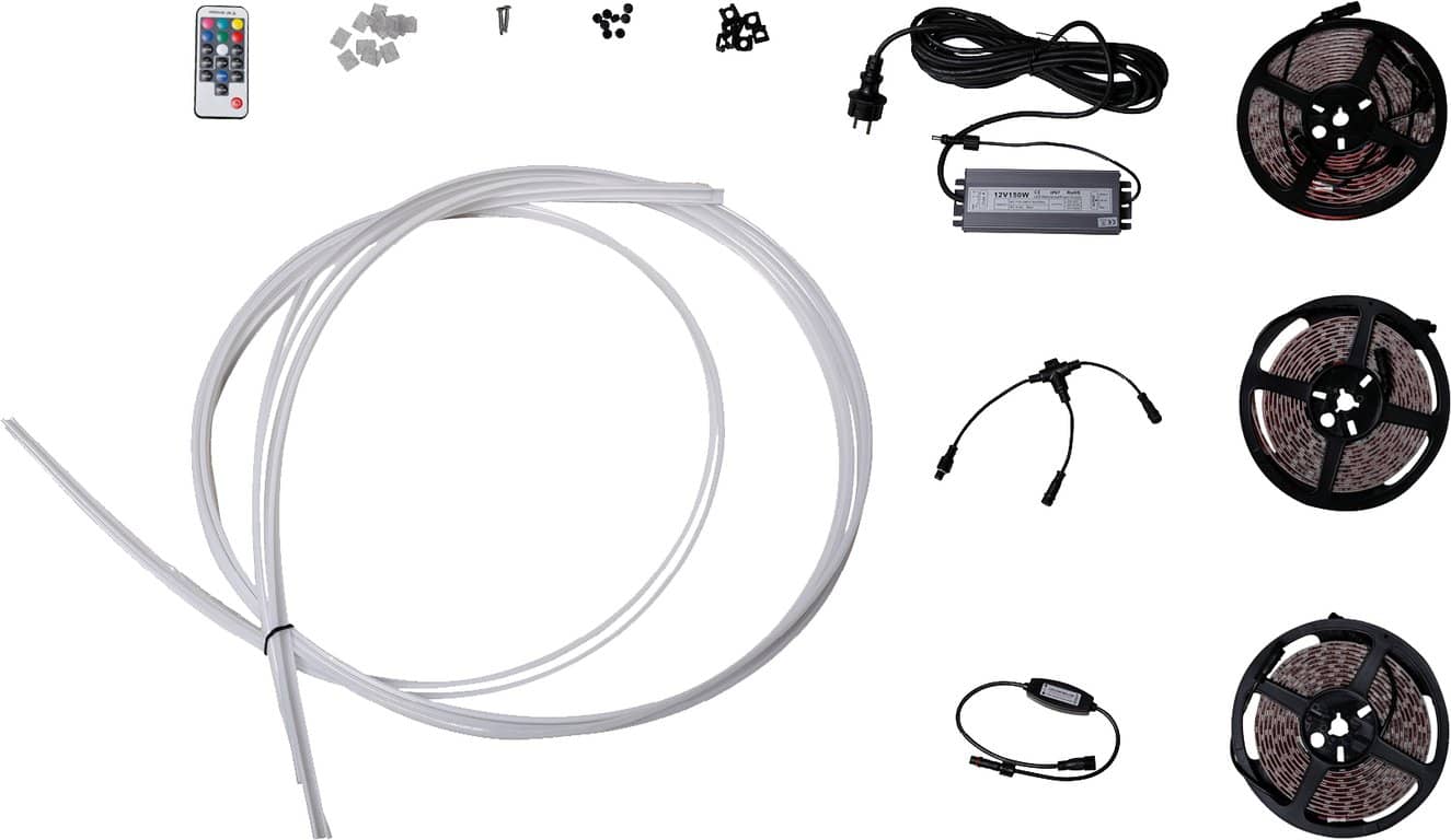 LED lys til veggmontert Pergola 3x3m - bilde 3 av 3