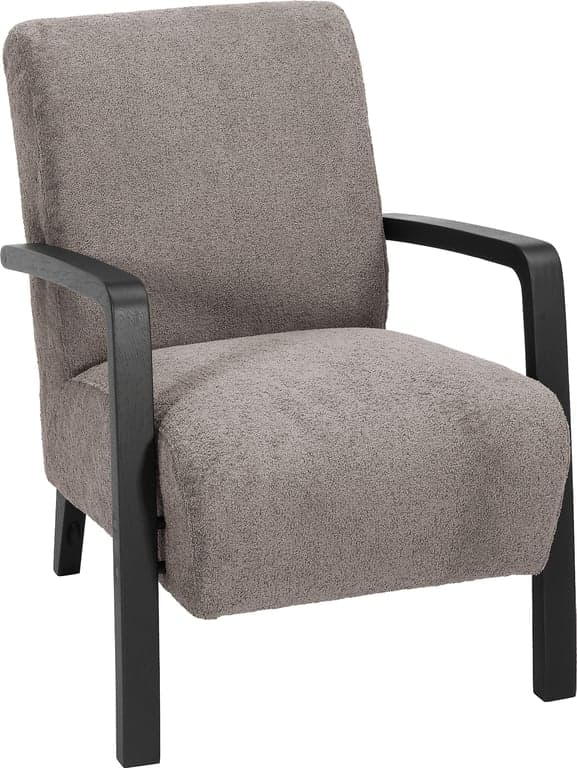 Stoff Boogie farge 3662 taupe, svart arm E018